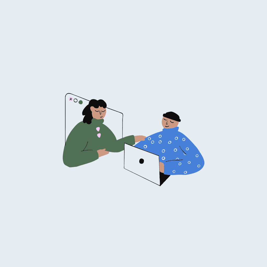 Illustration for Colloquio in videochiamata: come prepararsi davvero