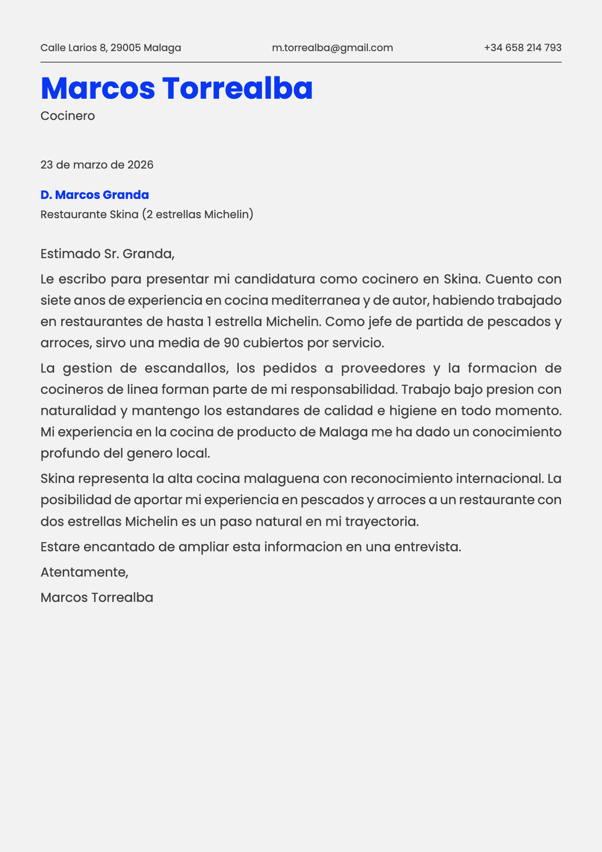 undefined cover letter example