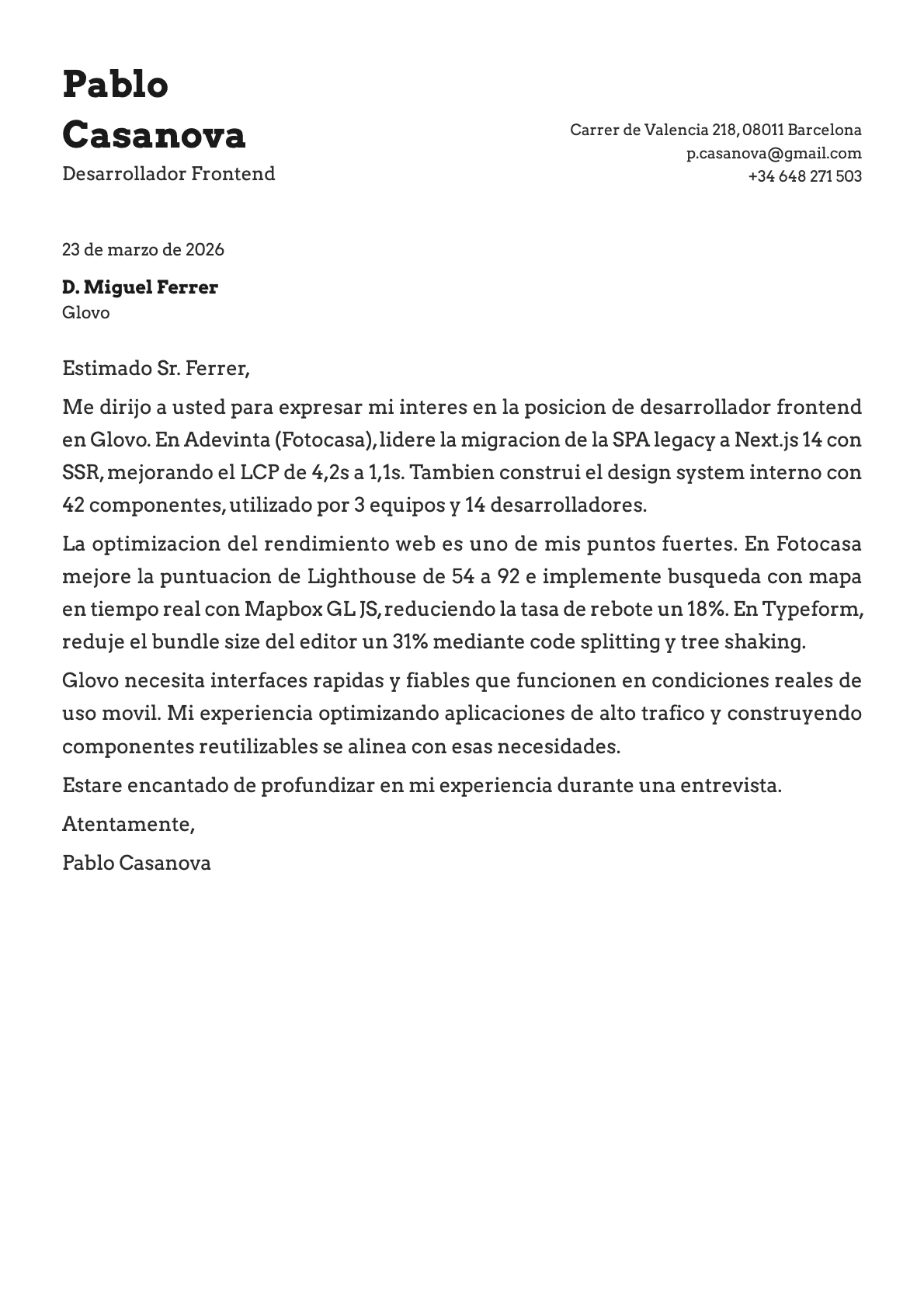 undefined cover letter example