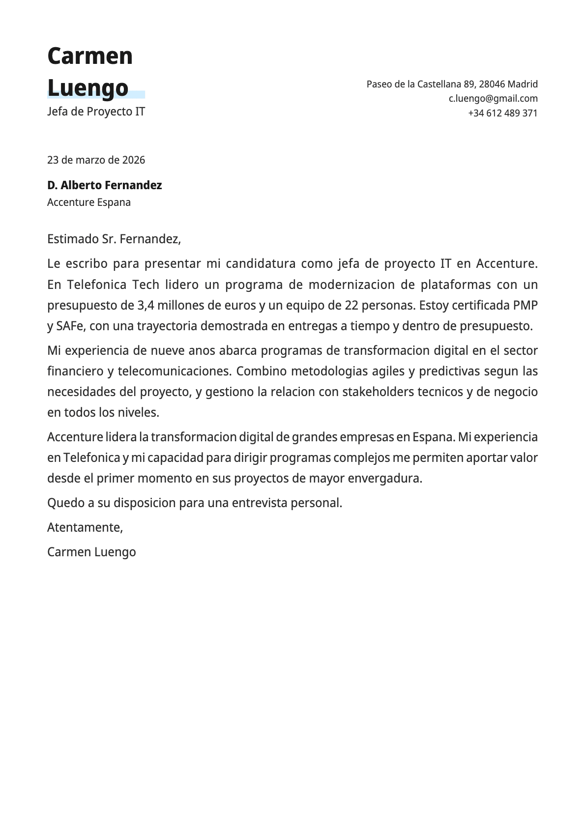 undefined cover letter example