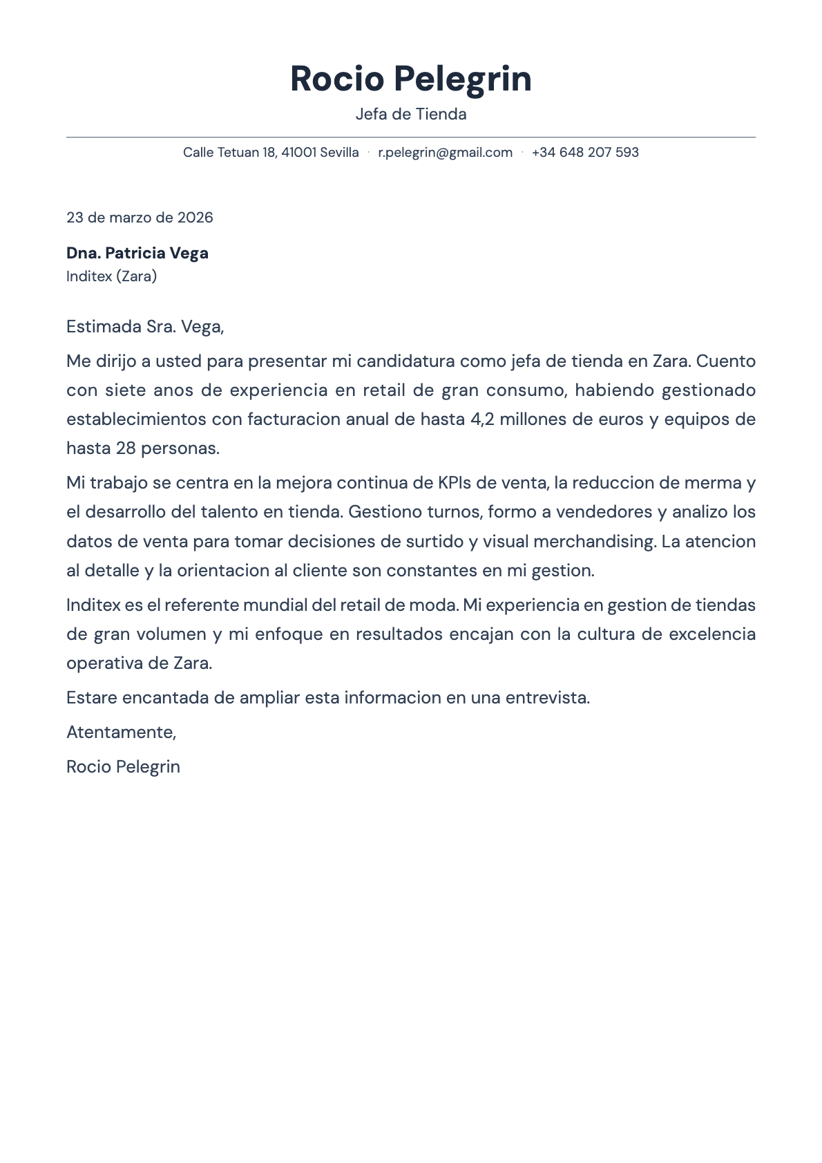 undefined cover letter example