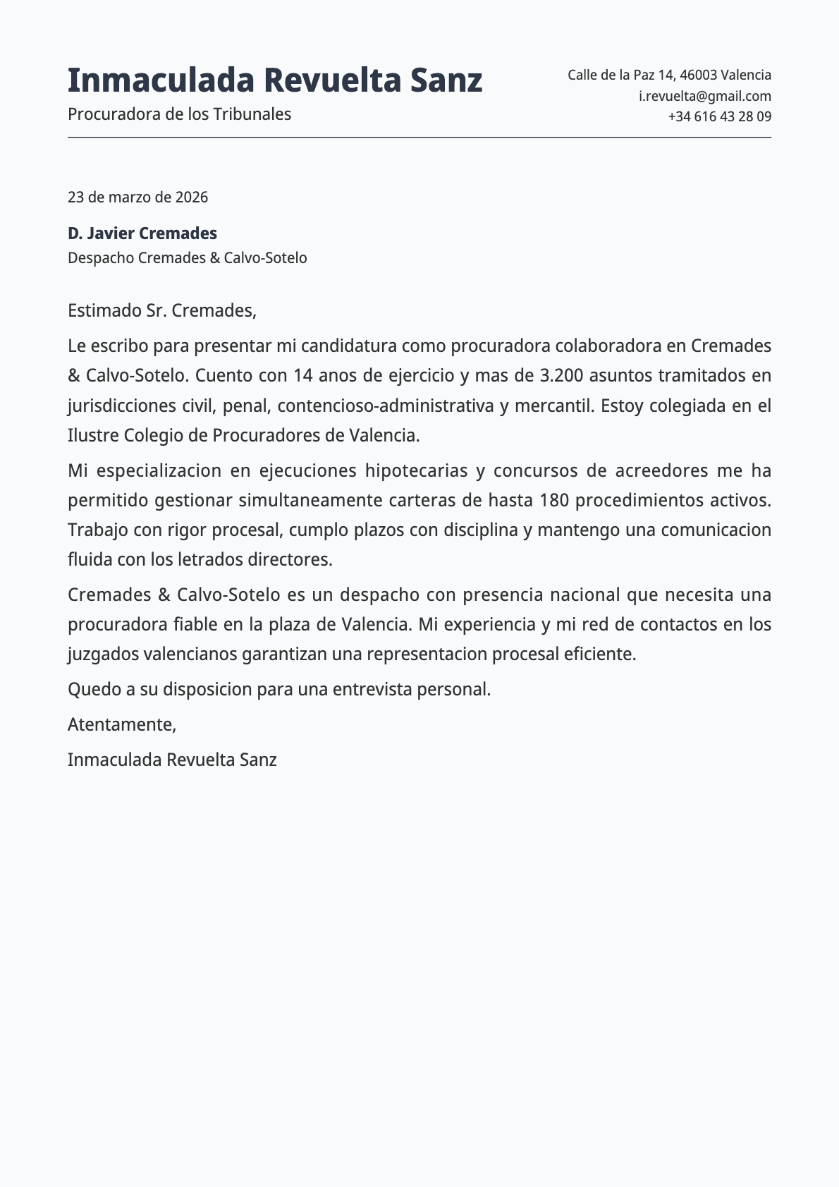 undefined cover letter example