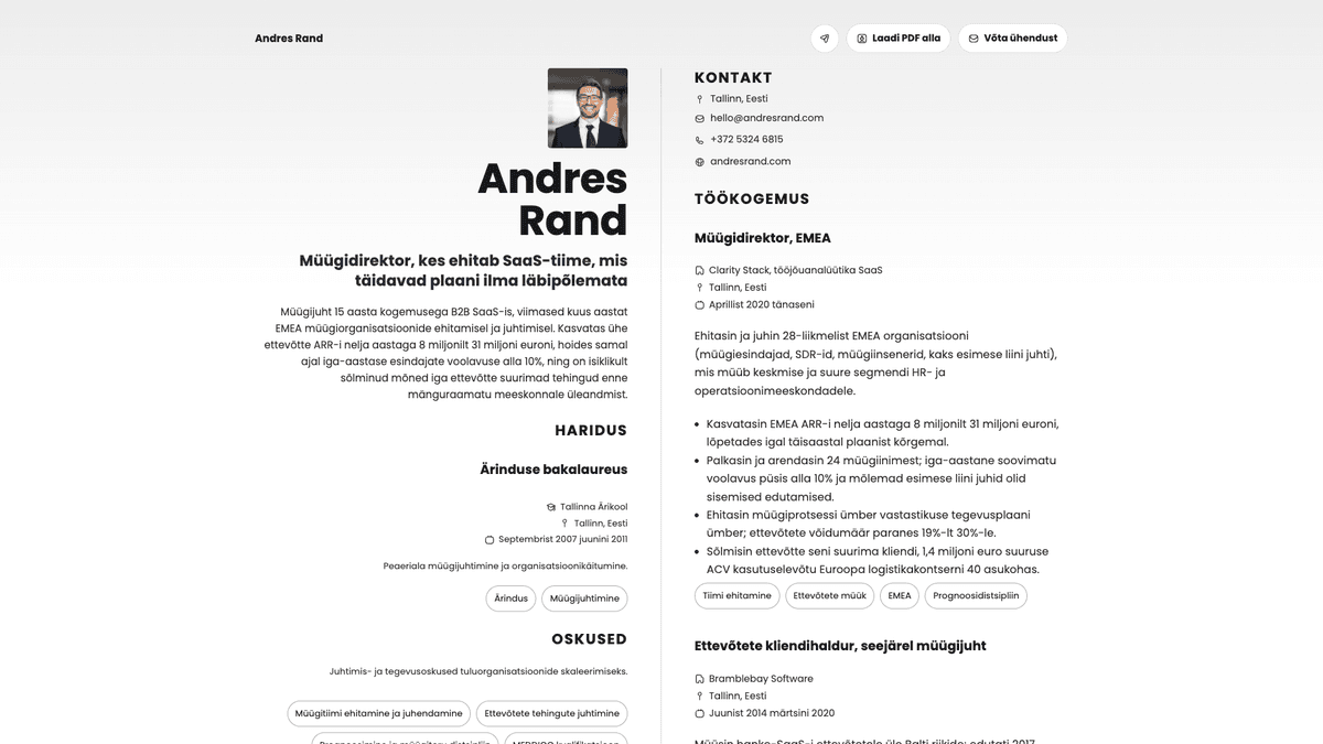 Amber online resume example