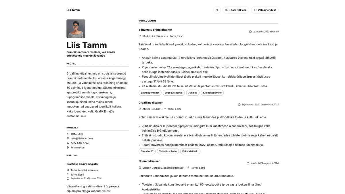 Sage online resume example