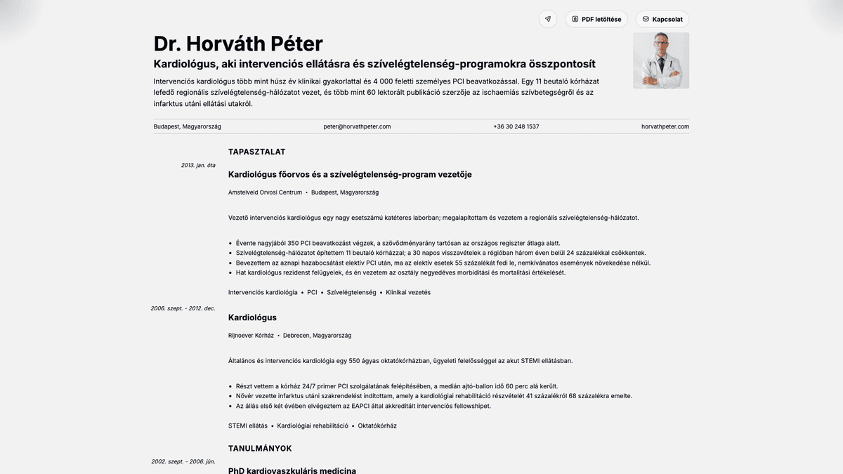 Marble online resume example