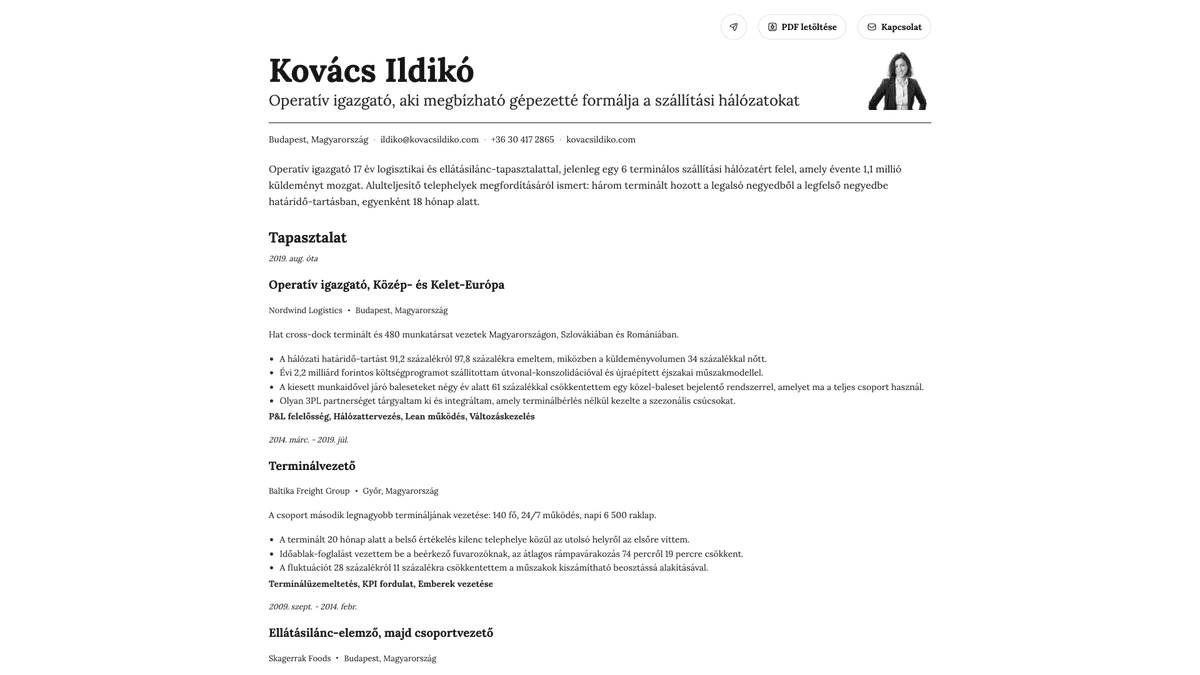Nickel online resume example