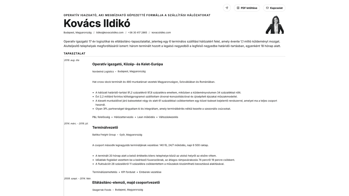 Zinc online resume example