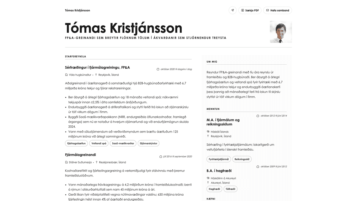 Bronze online resume example