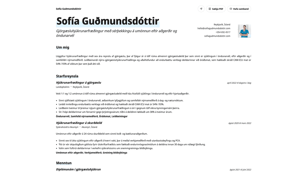 Copper online resume example