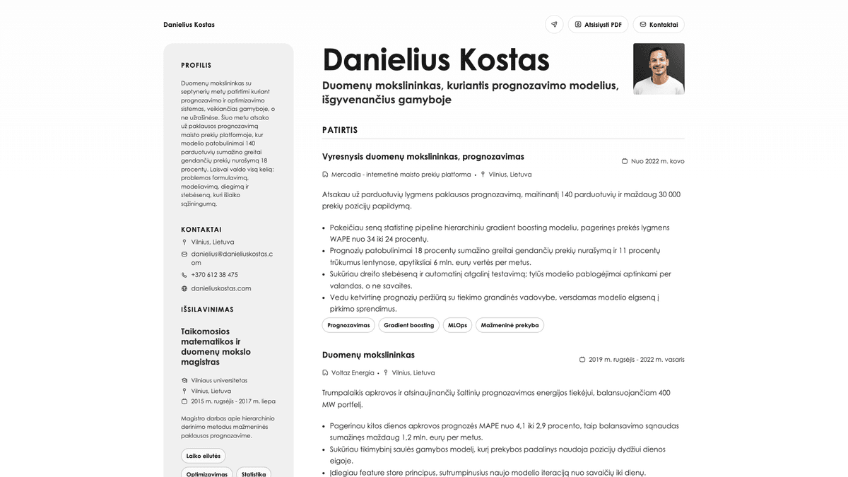 Aurum online resume example