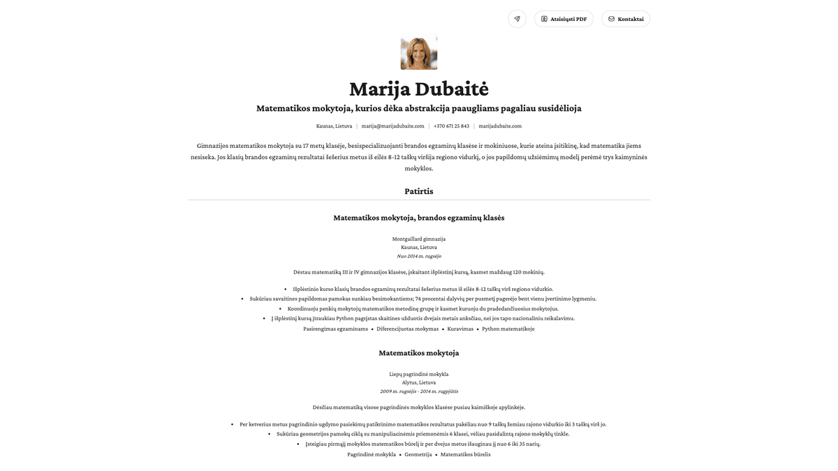 Topaz online resume example