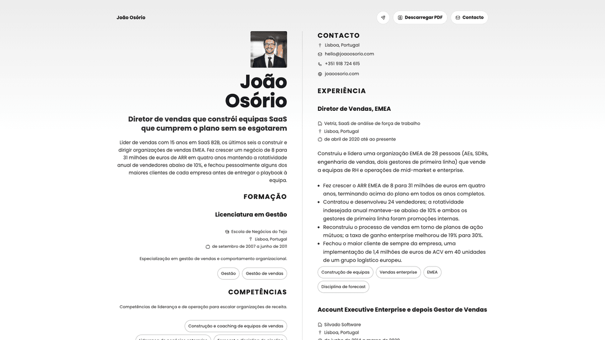 Amber online resume example