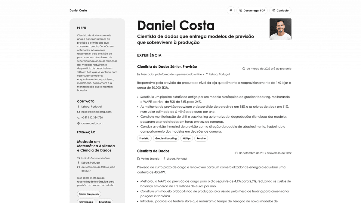 Aurum online resume example