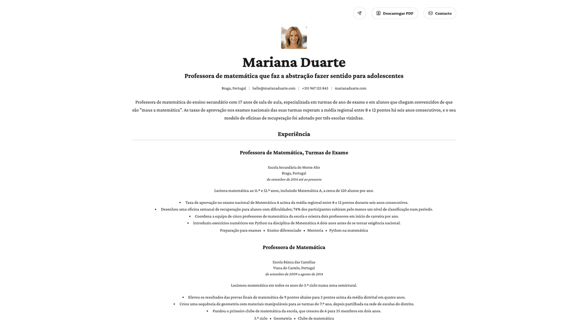 Topaz online resume example