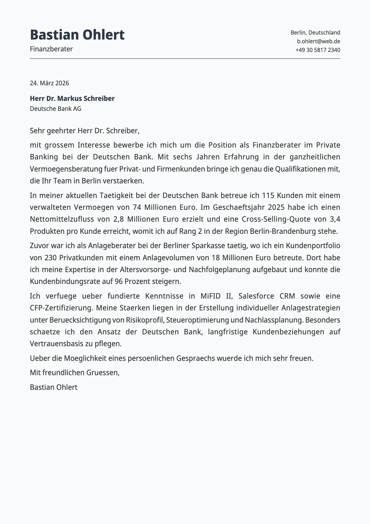 Cobalt cover letter template preview