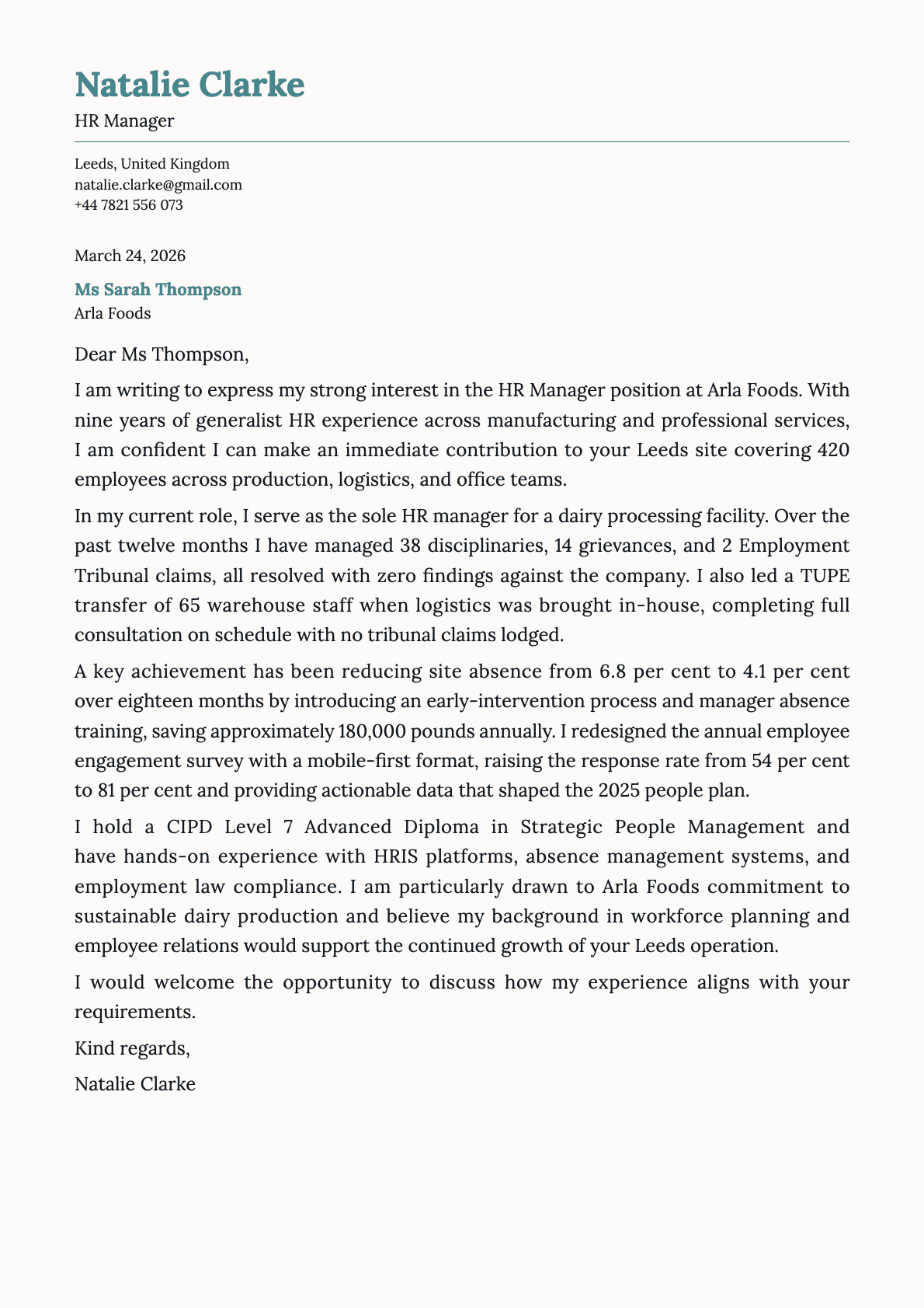 Nickel cover letter template preview