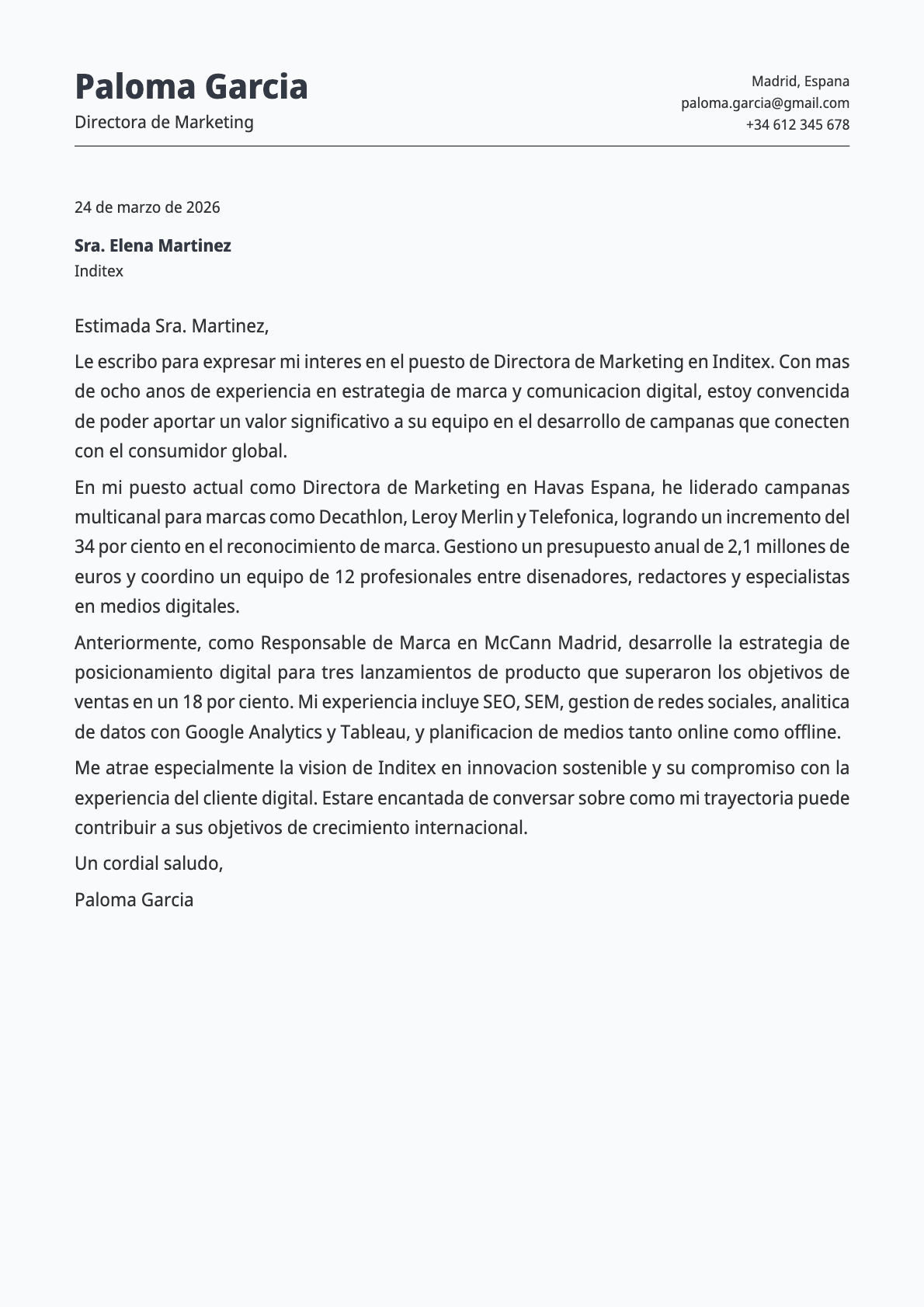 Cobalt cover letter template preview