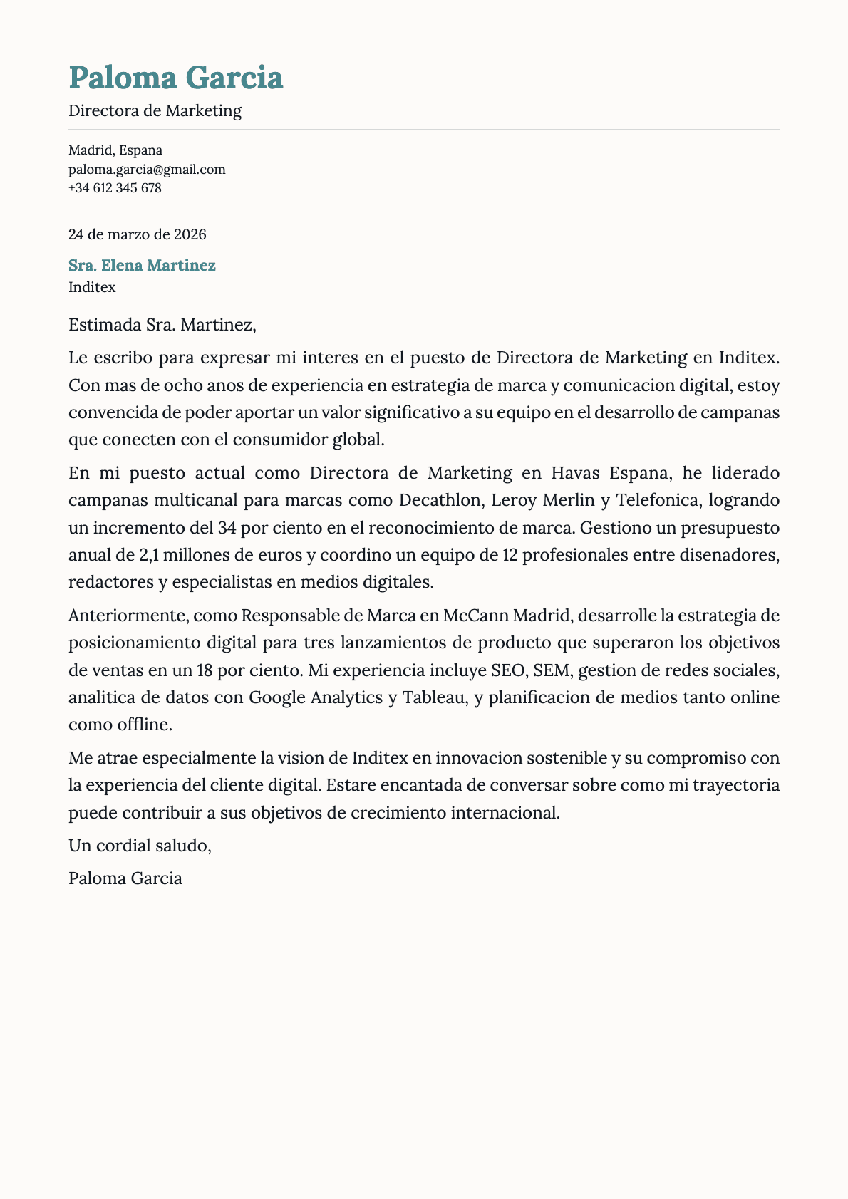 Nickel cover letter template preview