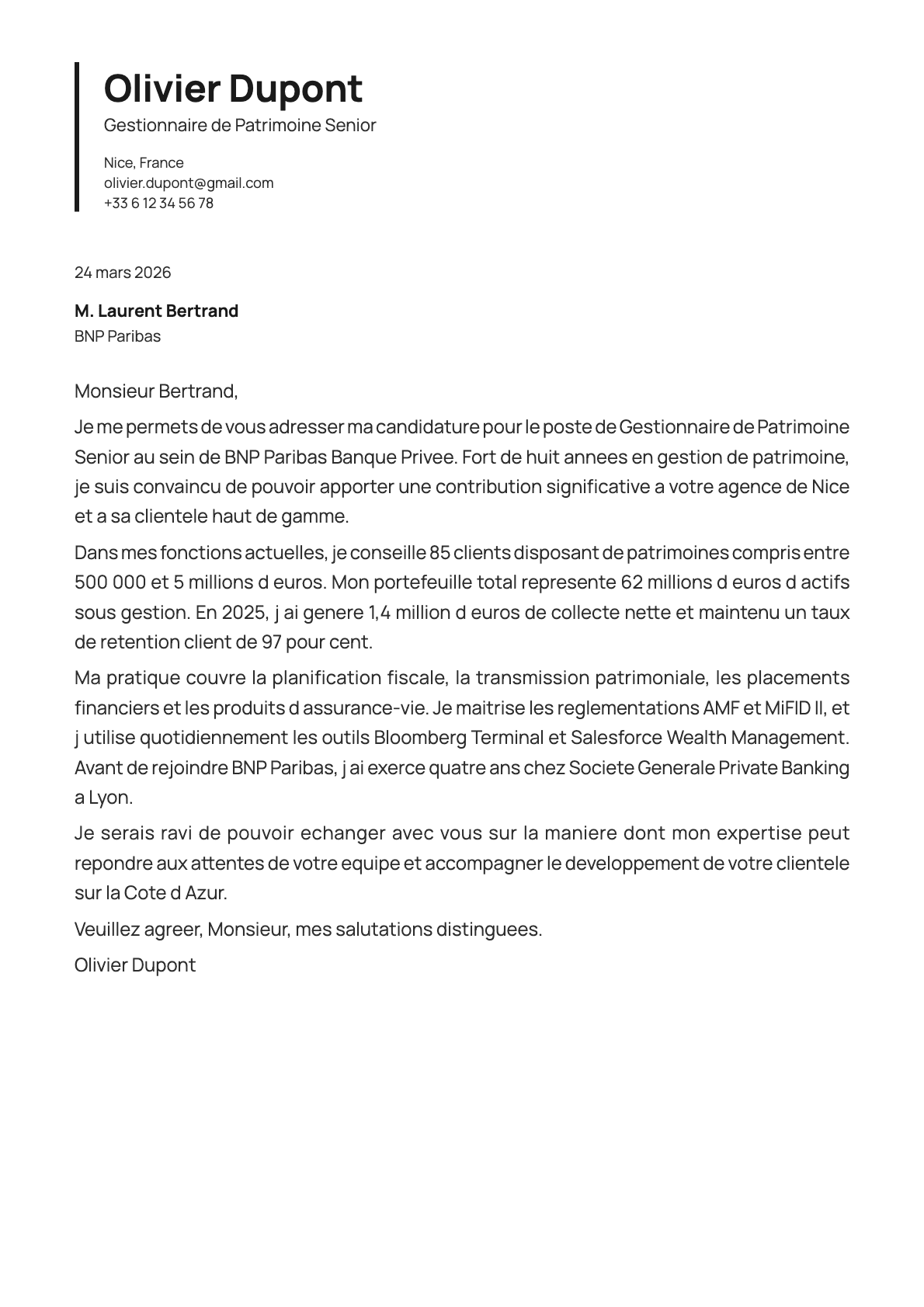 Onyx cover letter template preview