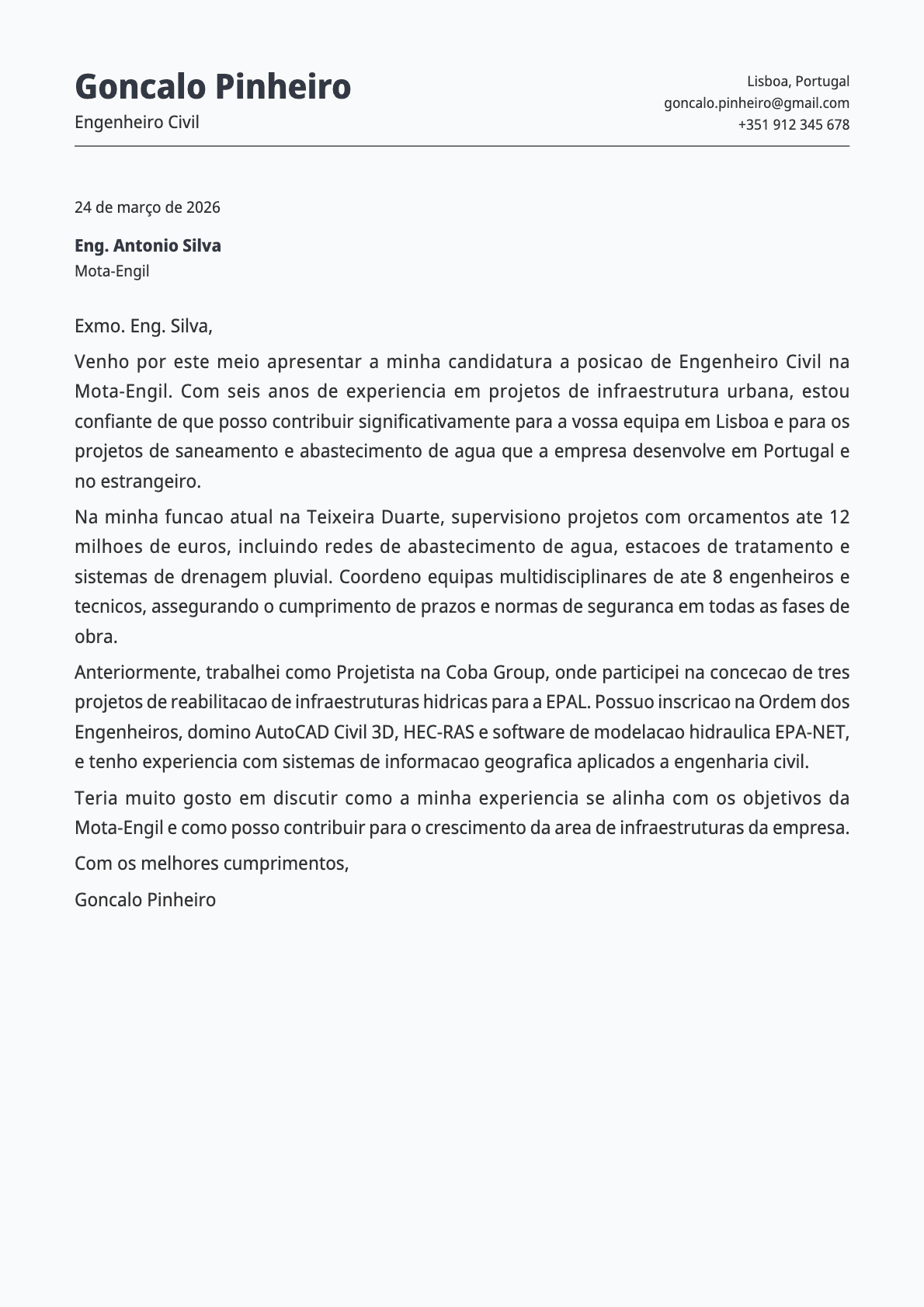 Cobalt cover letter template preview