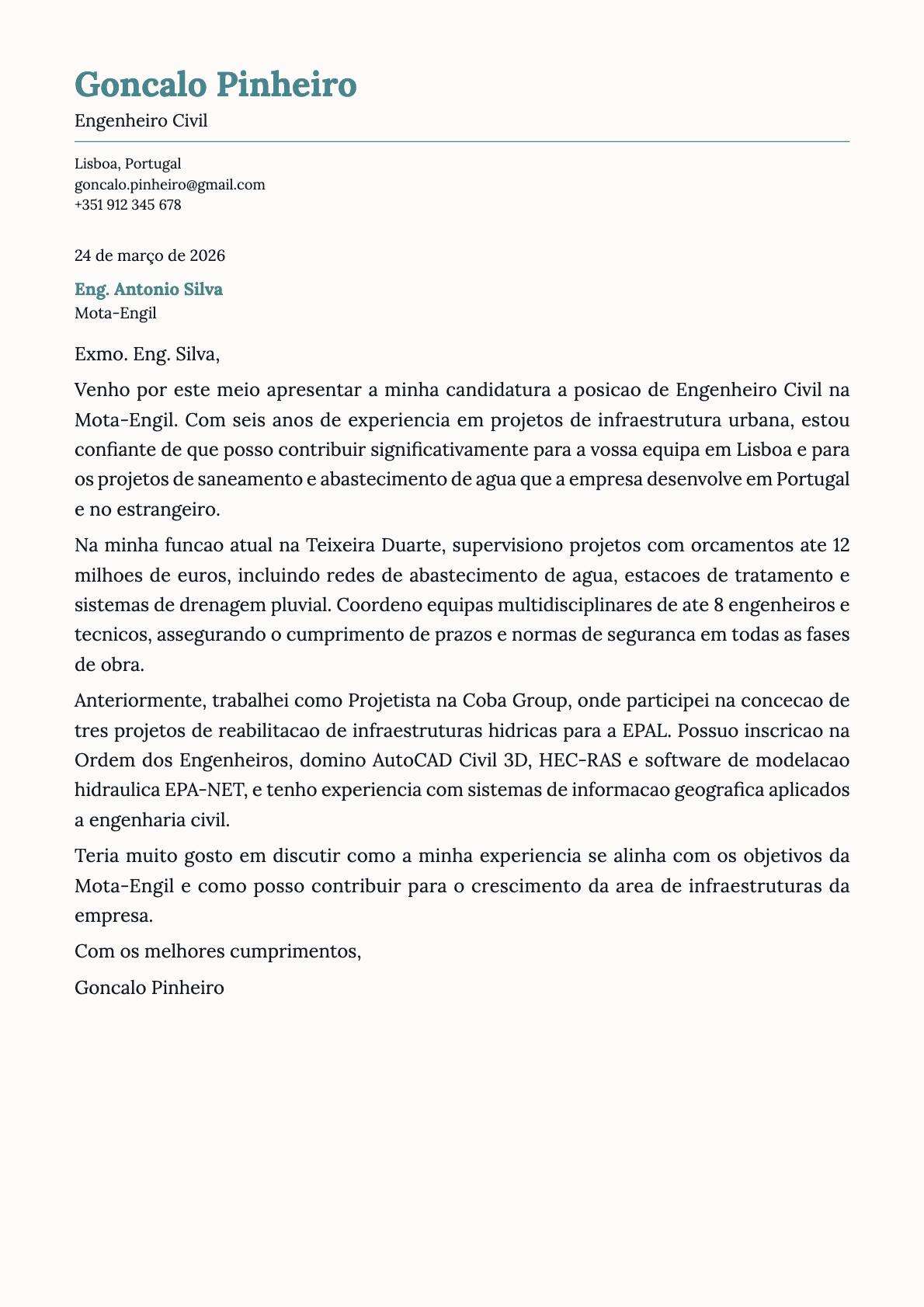 Nickel cover letter template preview