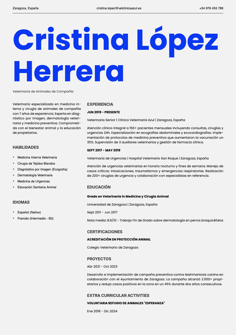 Fern template preview