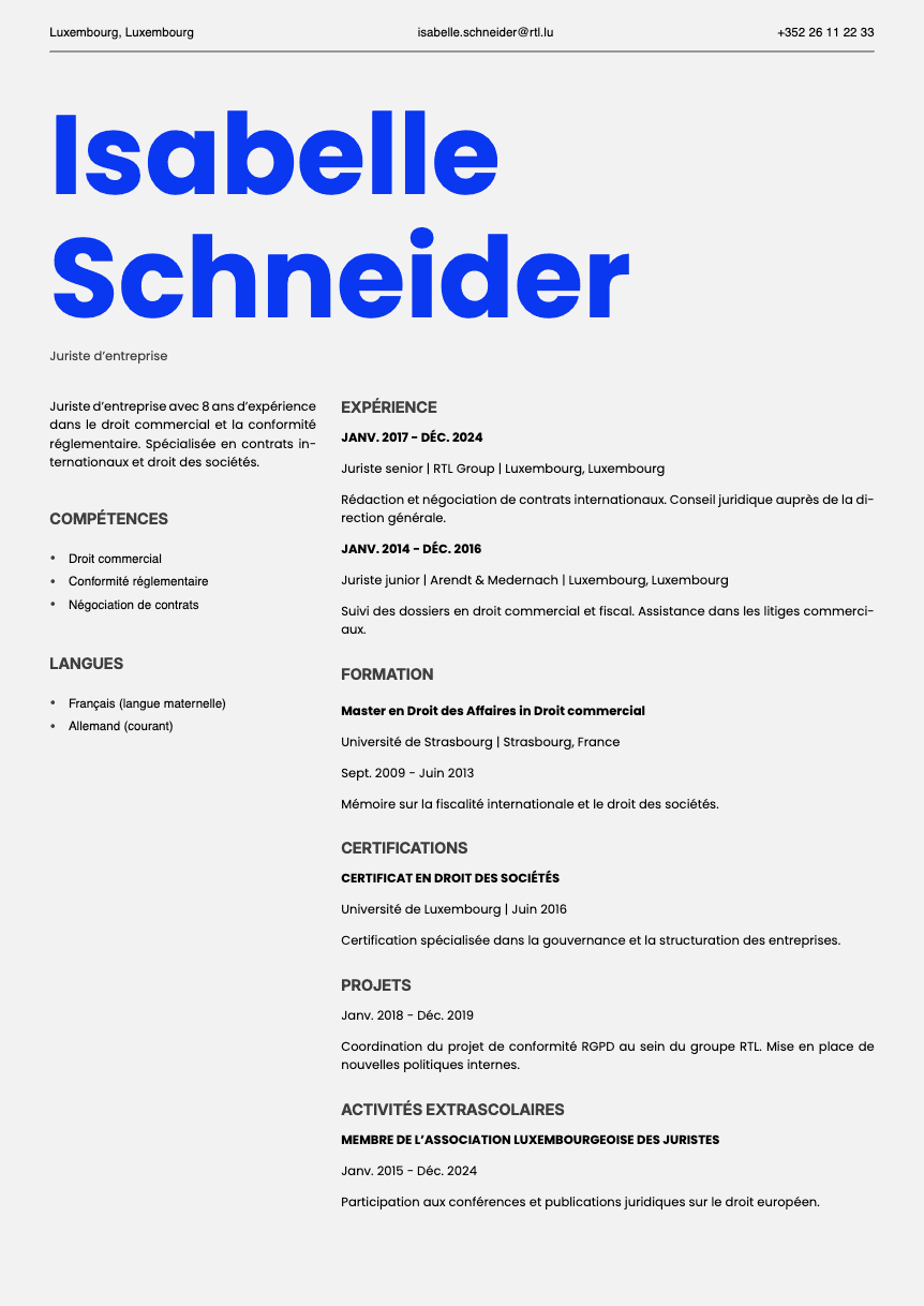 Fern template preview