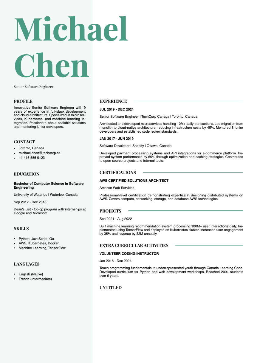 Sage template preview