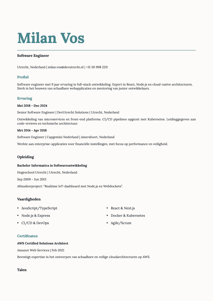 Nickel template preview