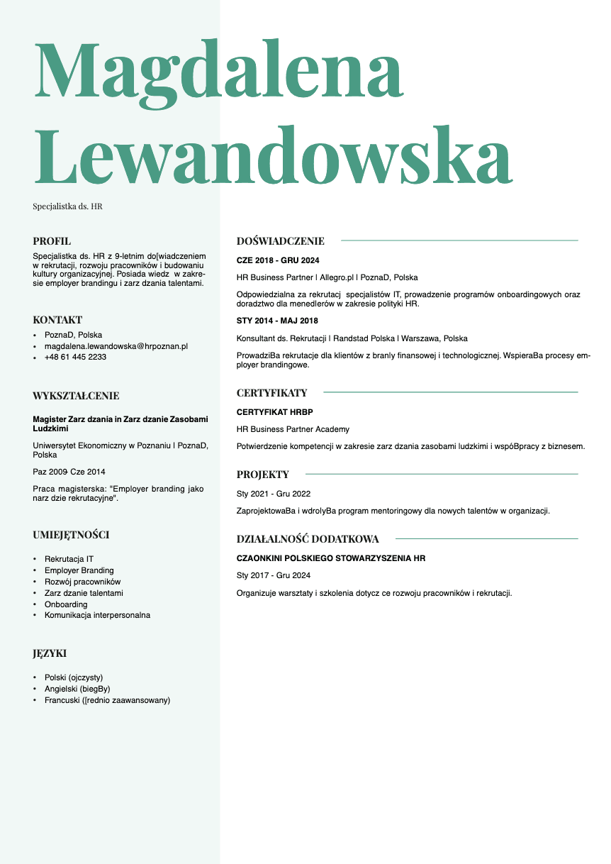 Sage template preview