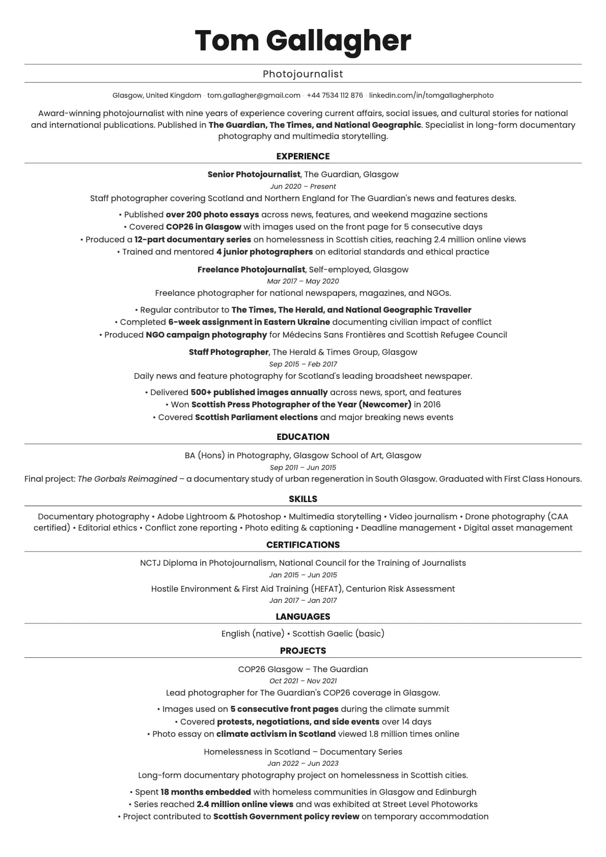 Quartz template preview