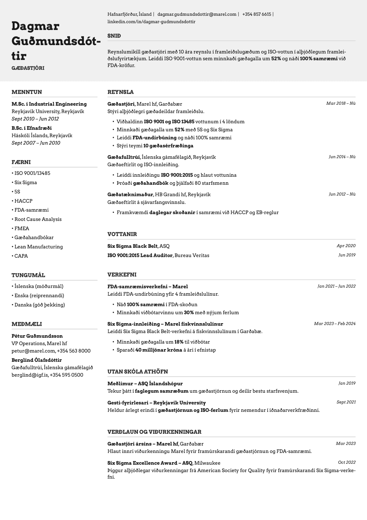 Limestone resume template preview