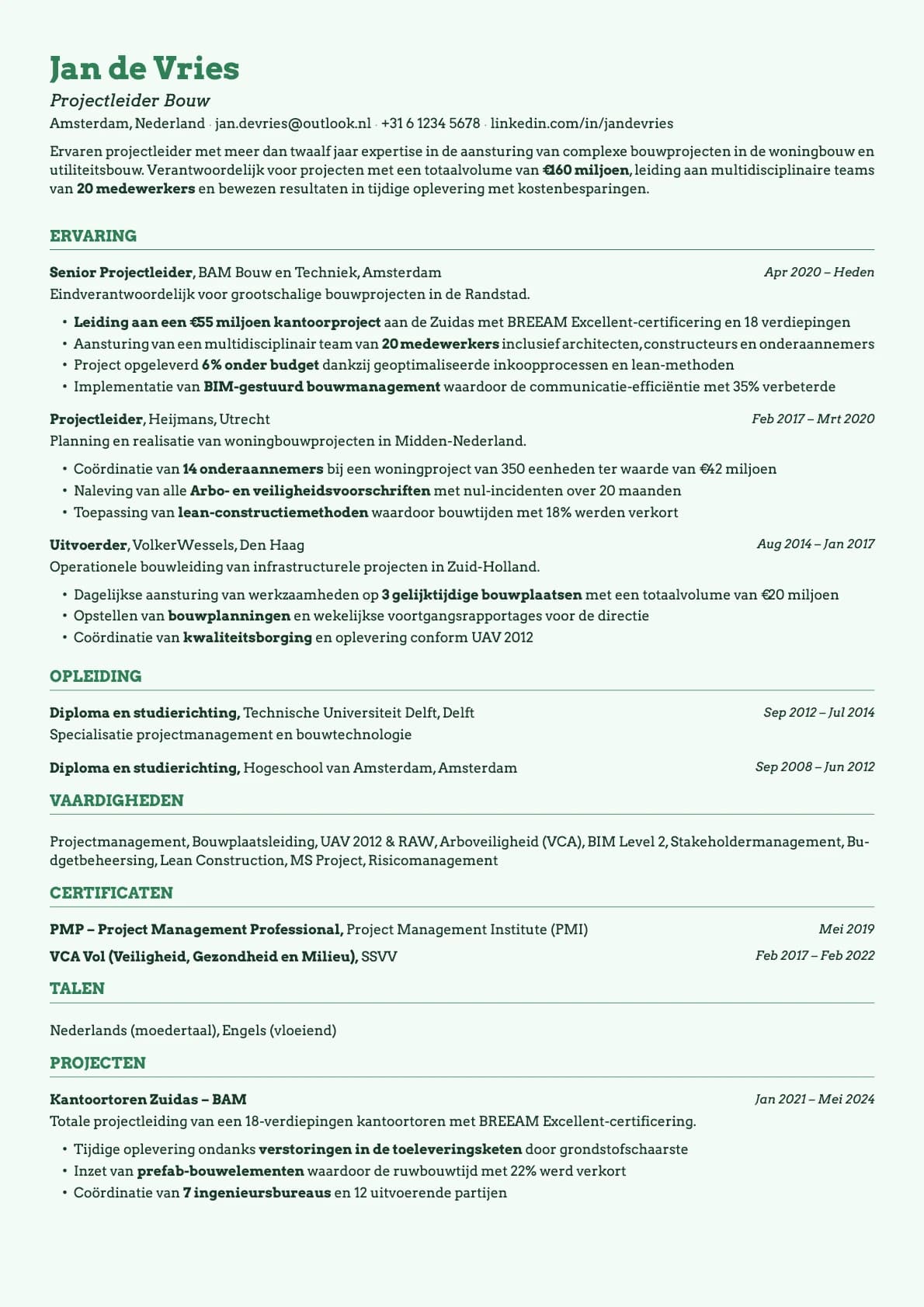 Emerald template preview