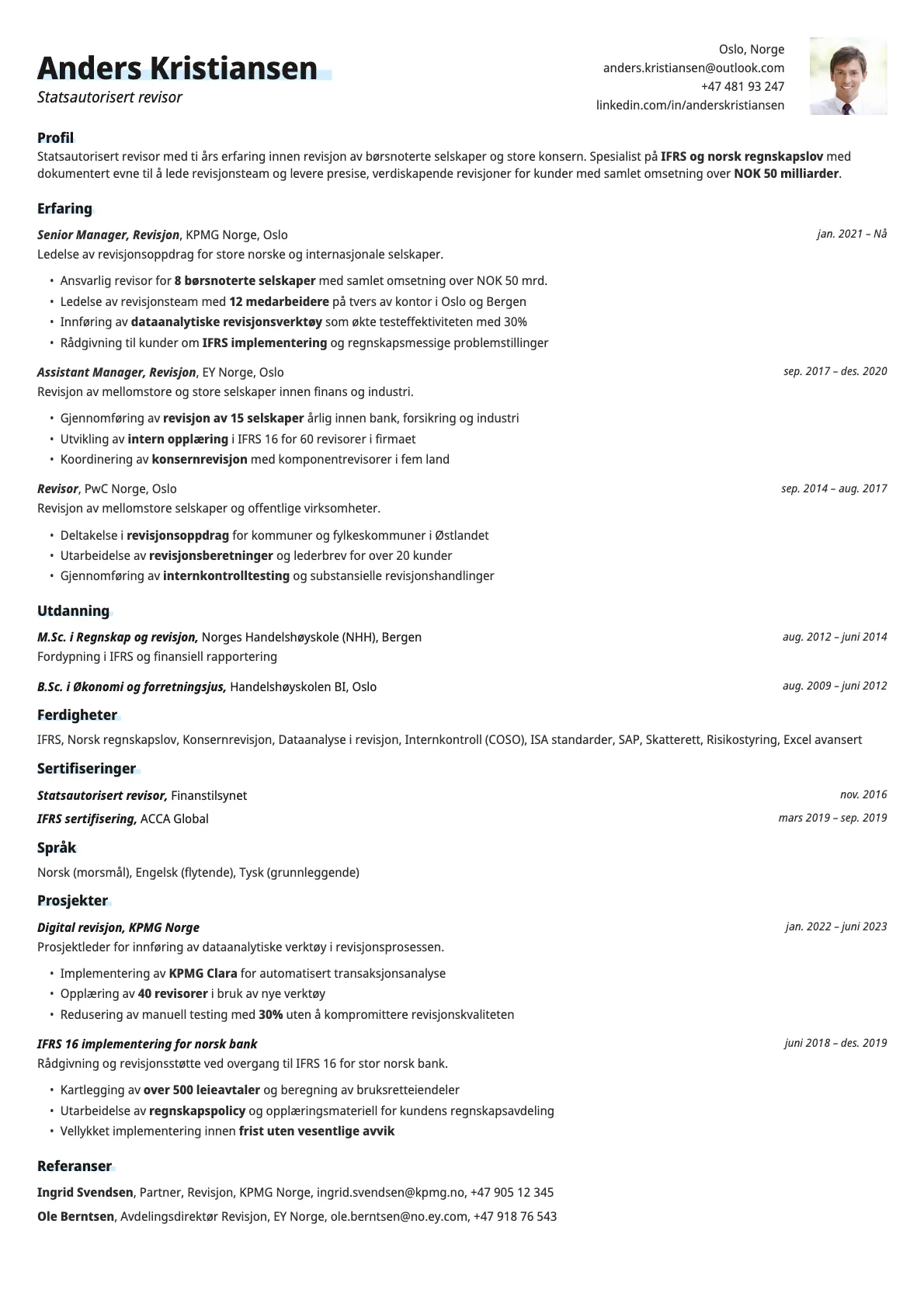 Copper template preview