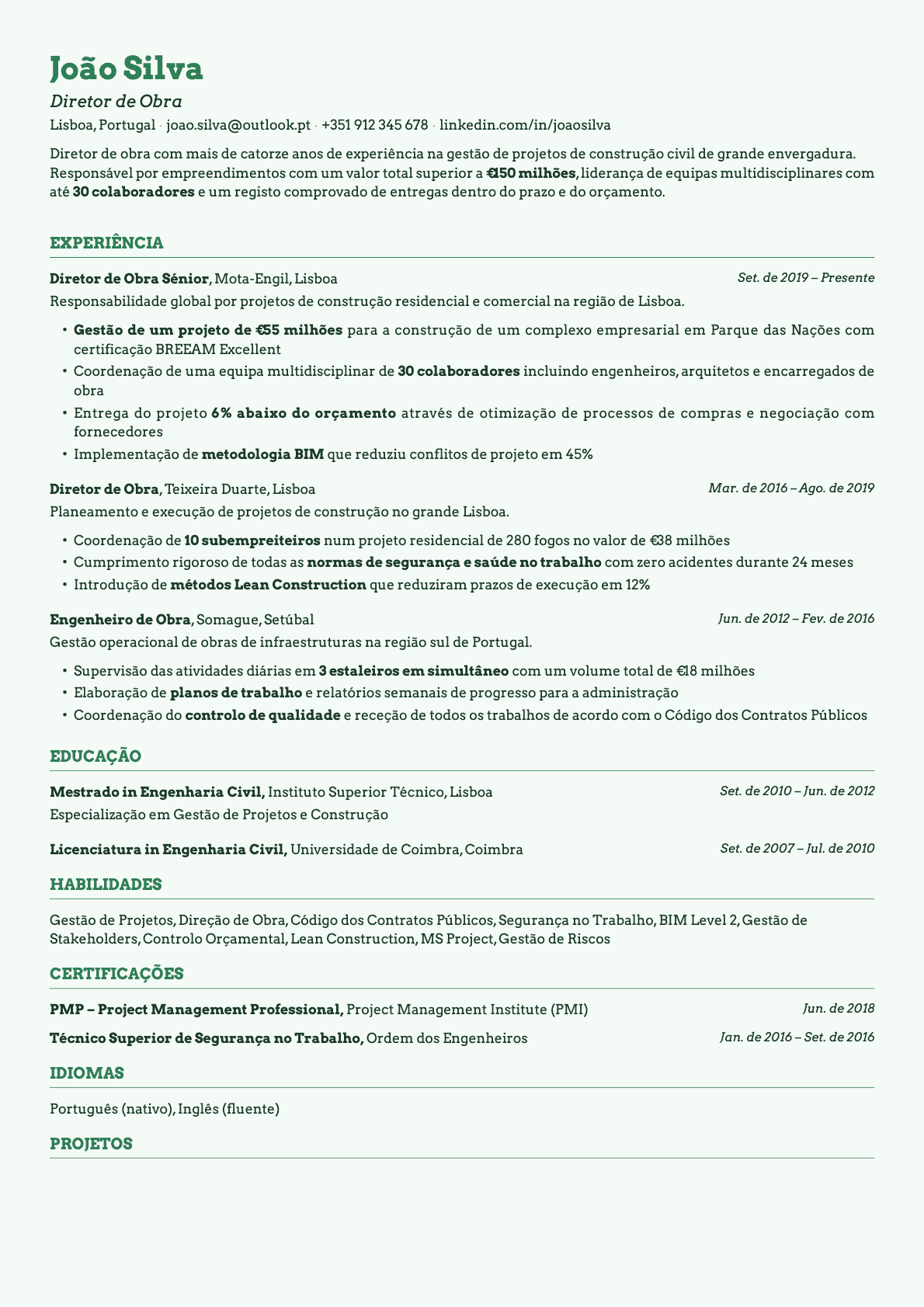 Emerald template preview