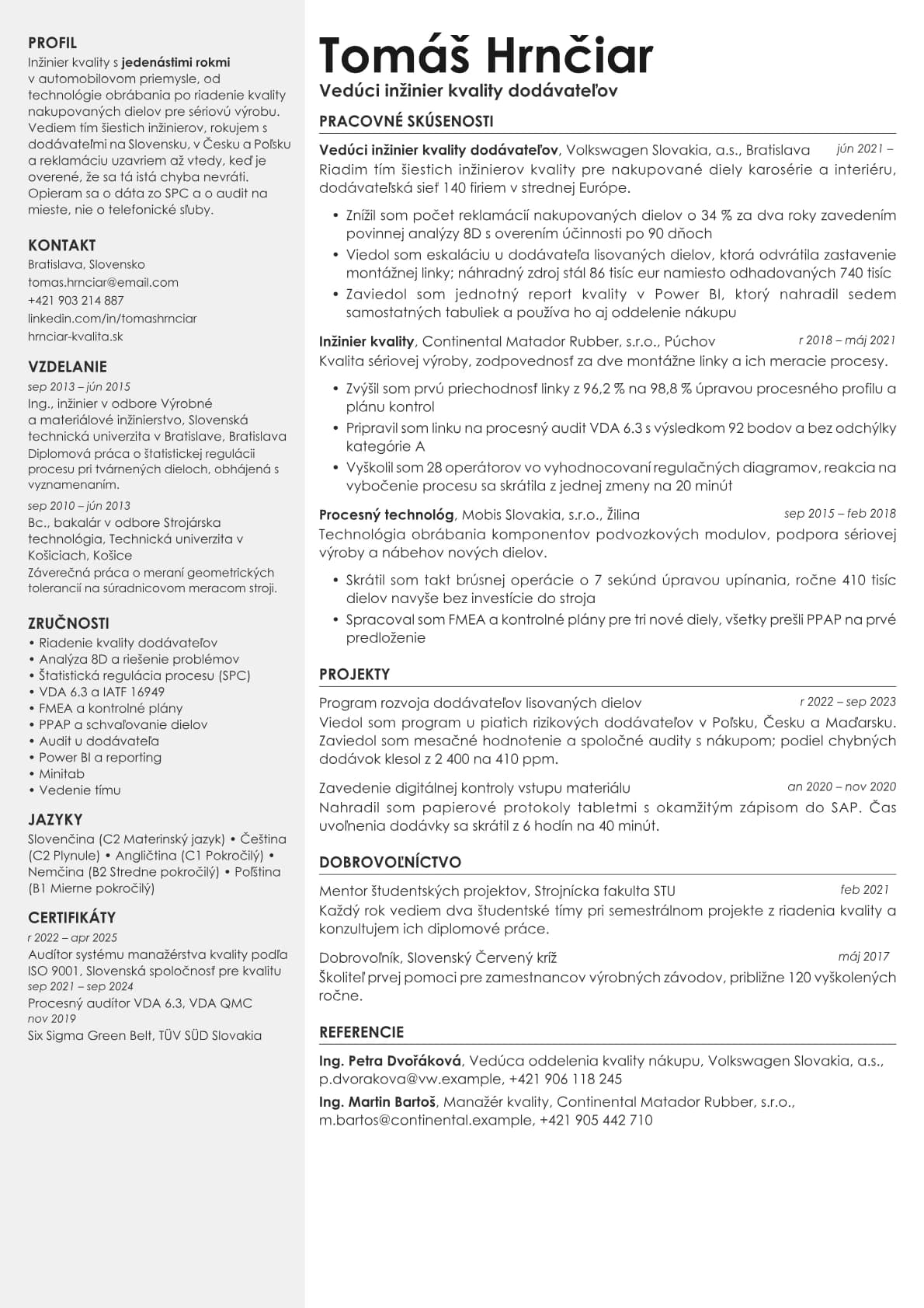 Aurum resume template preview