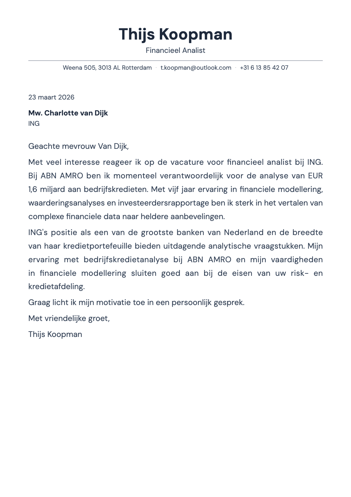 undefined cover letter example