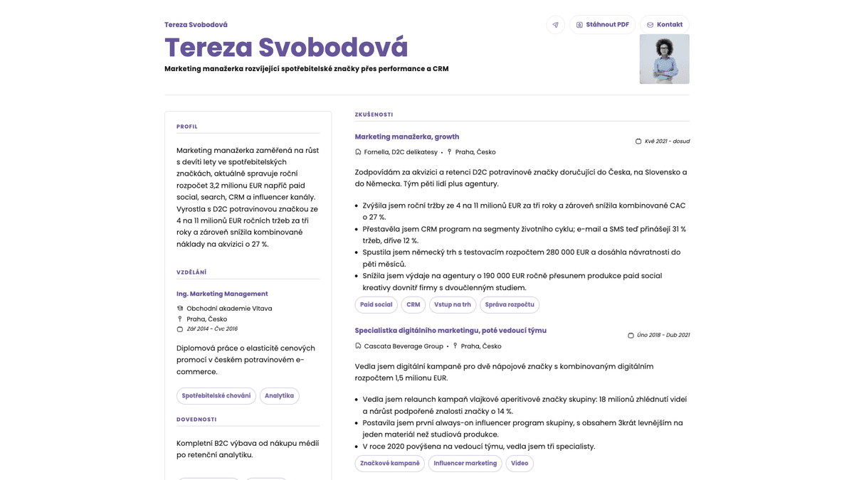 Opal online resume example