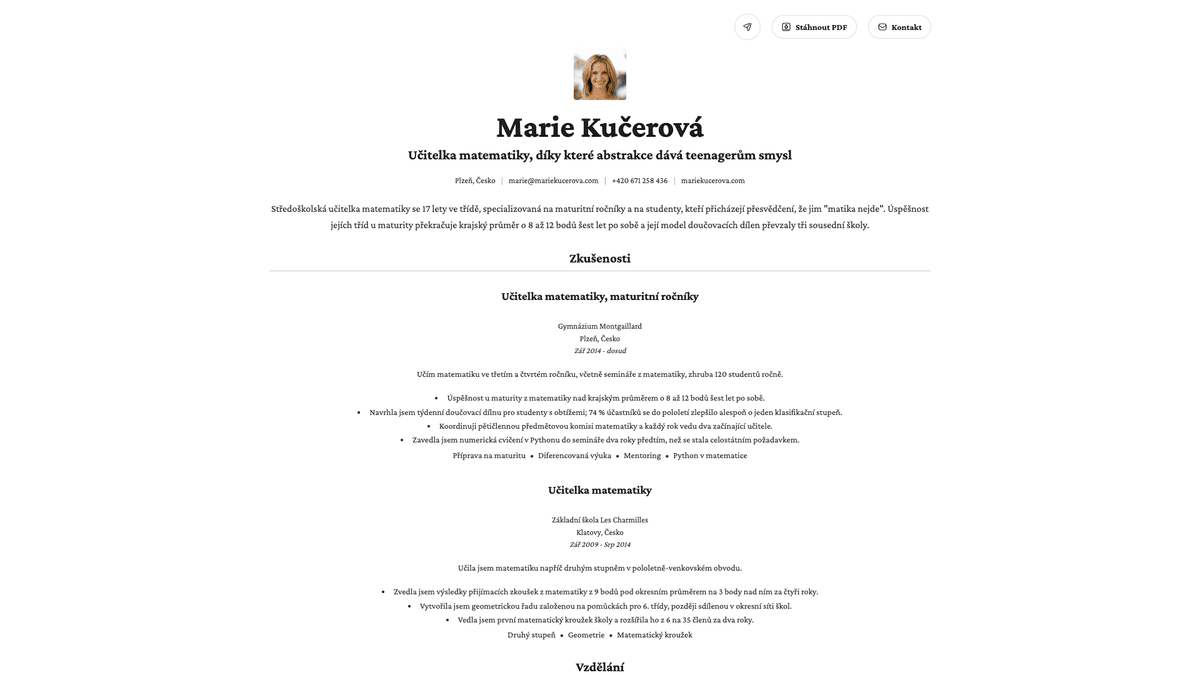 Topaz online resume example
