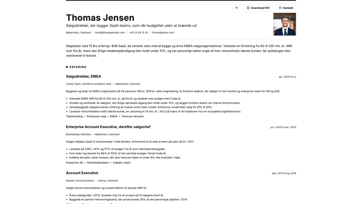 Graphite online resume example
