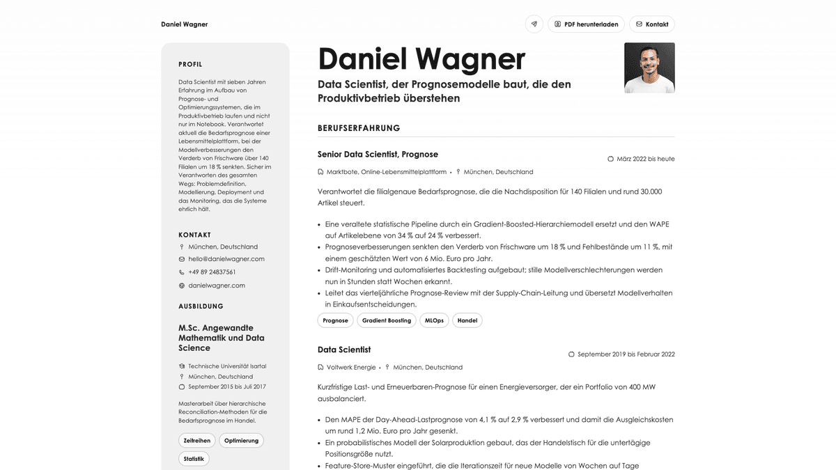 Aurum online resume example