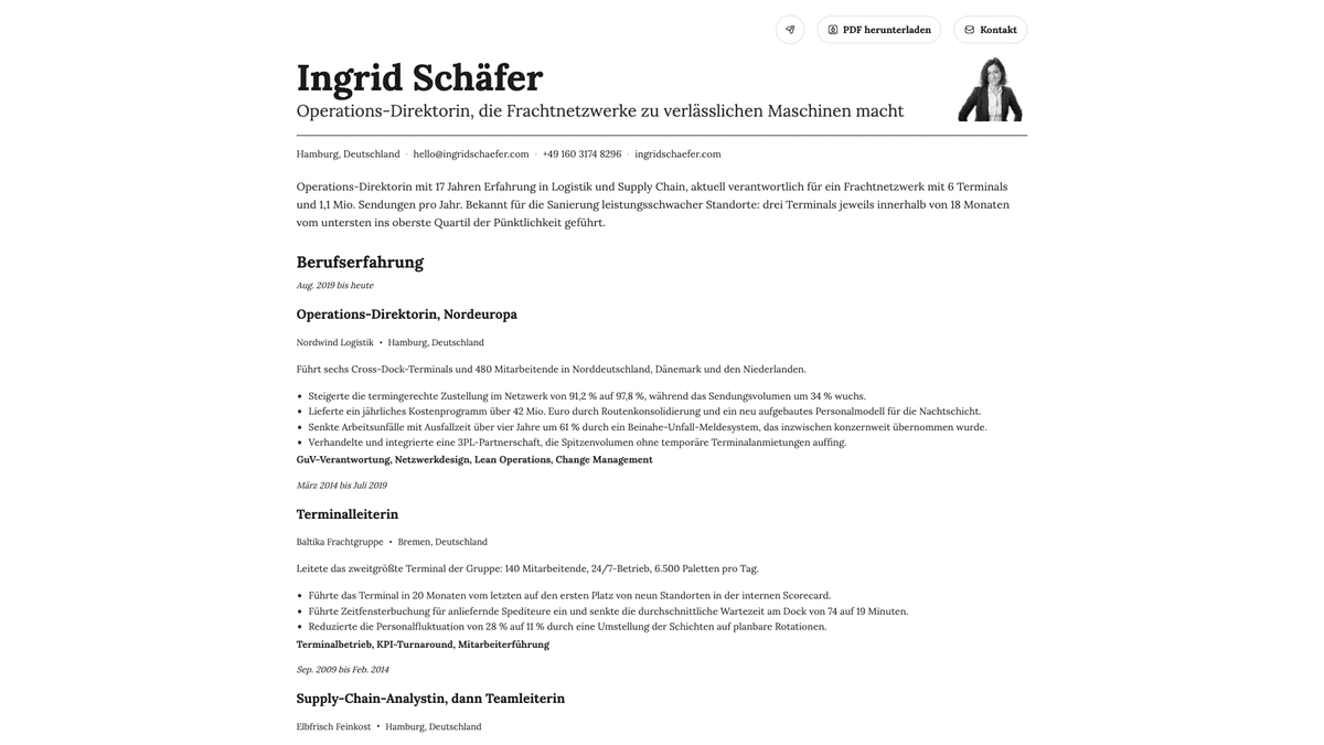 Nickel online resume example
