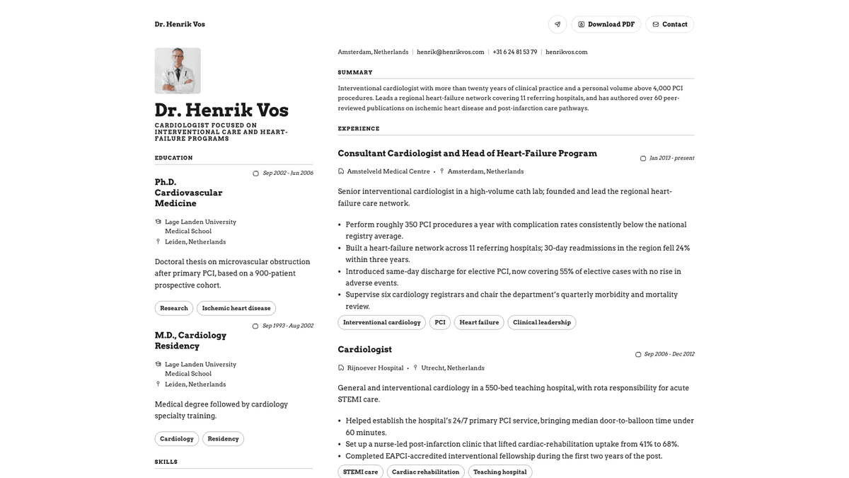 Limestone online resume example