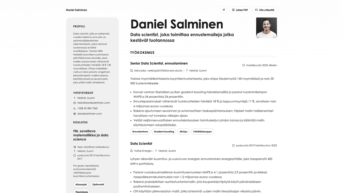 Aurum online resume example