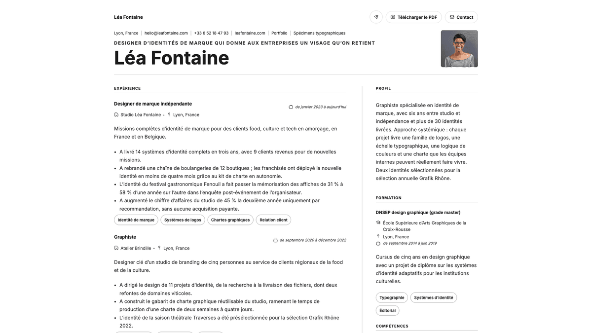 Sapphire online resume example