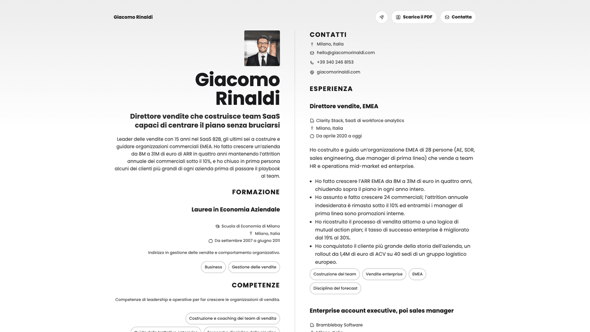 Amber online resume example