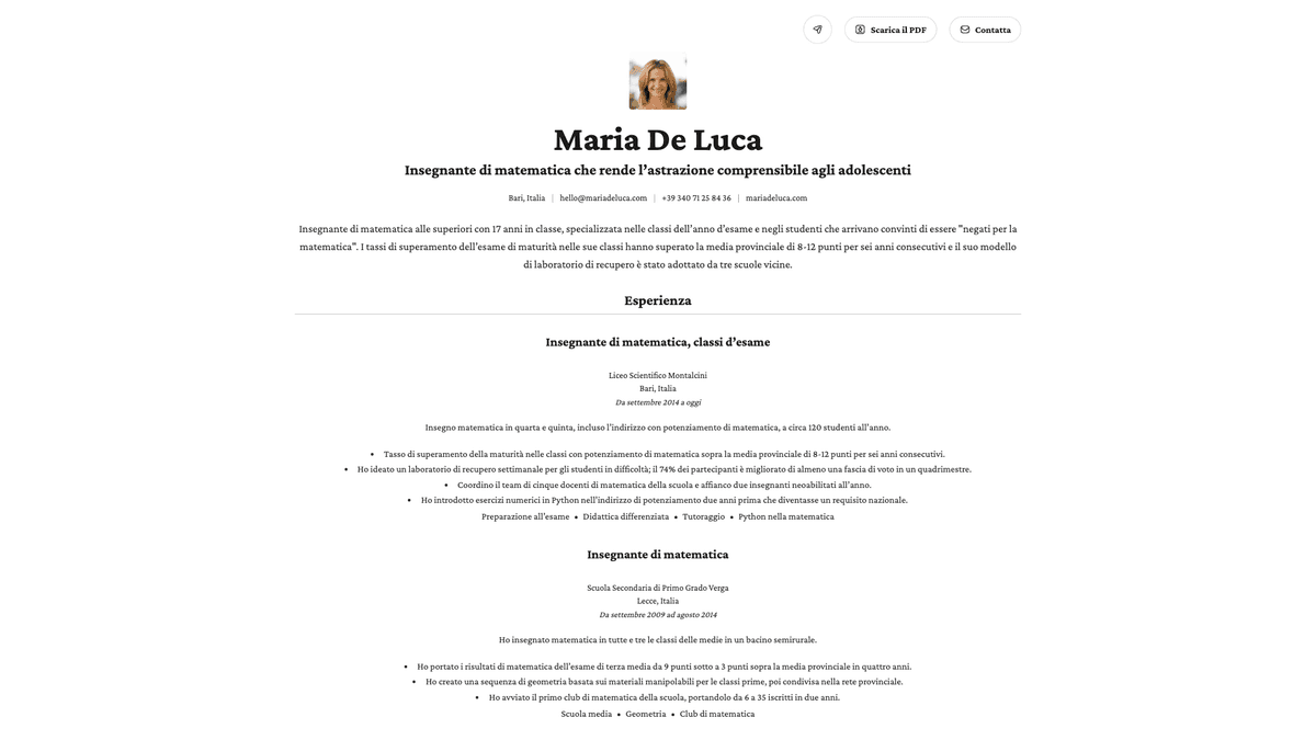 Topaz online resume example