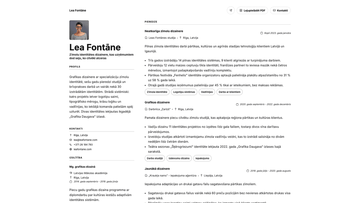 Sage online resume example