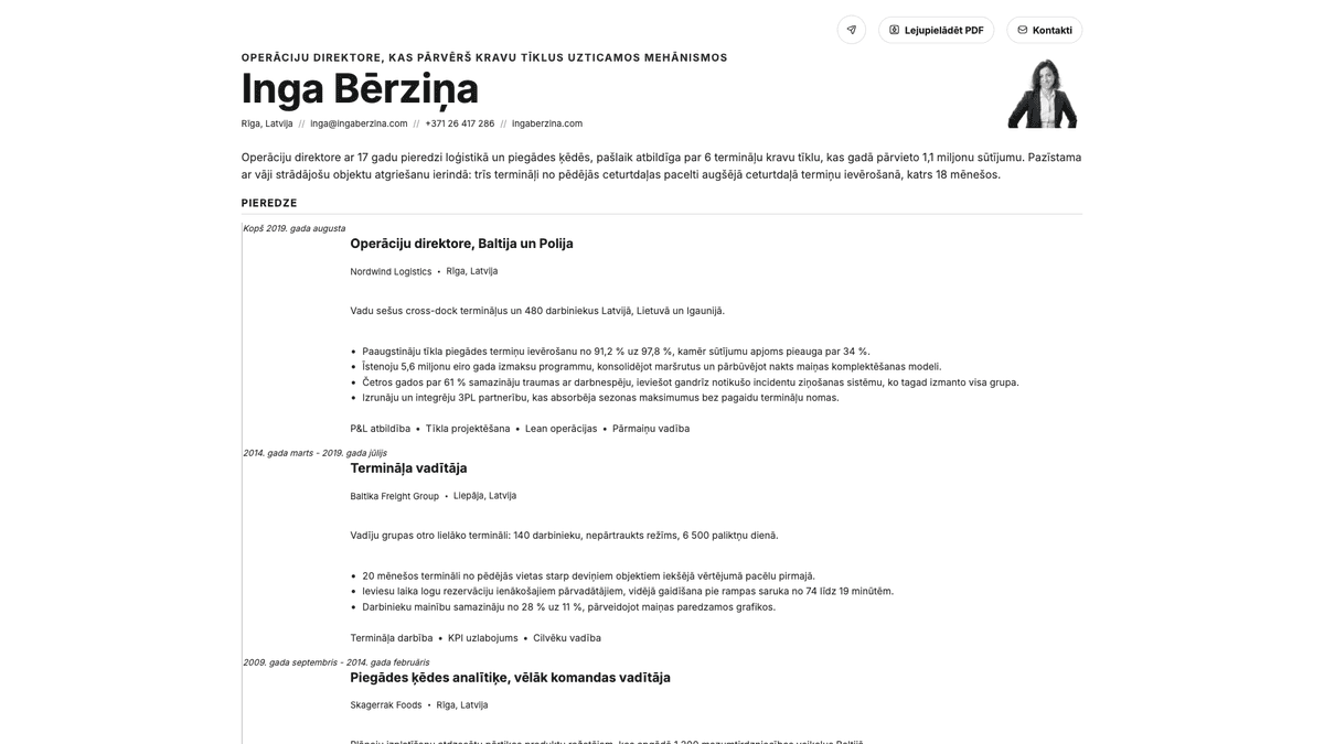 Zinc online resume example