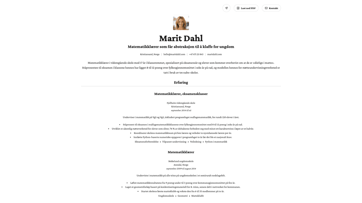 Topaz online resume example